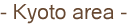 Kyoto area
